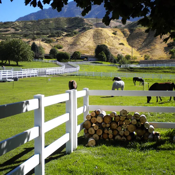 3 Sínes vinyl kerítés