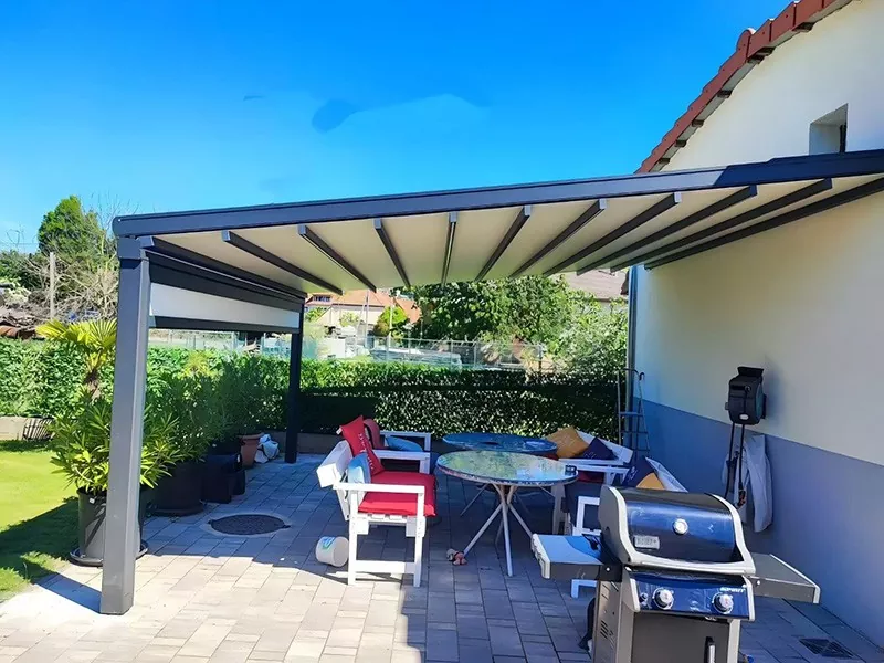 wall mounted pergola for balcony