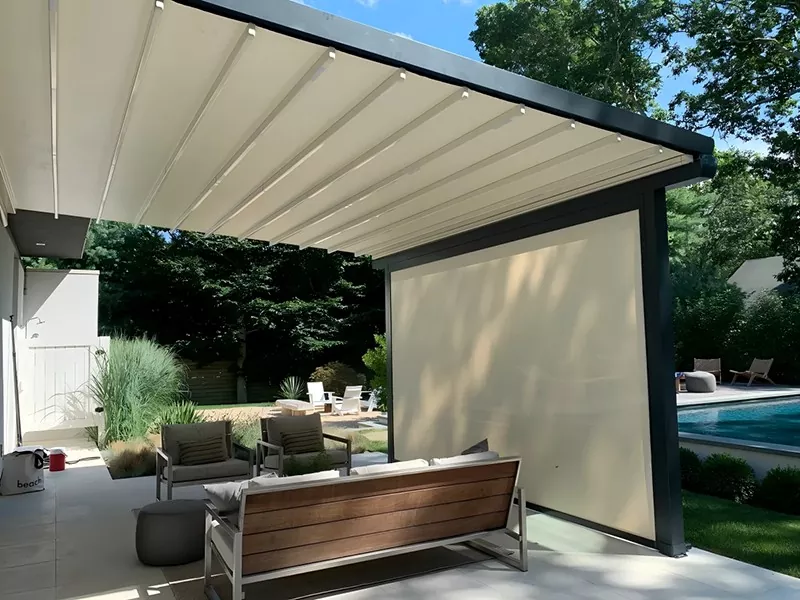 wall mounted pergola for Restaurant