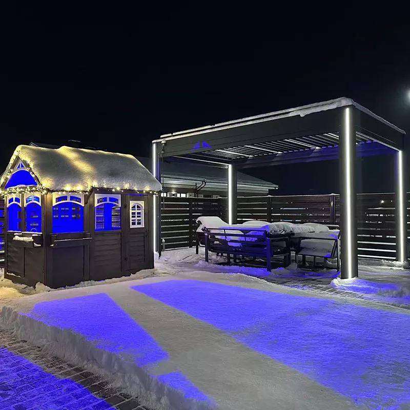 Snow Load alumínium pergola
