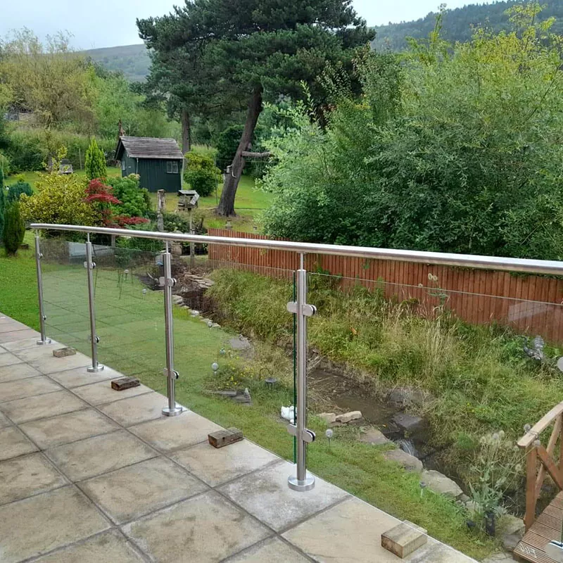 Rozsdamentes acél üveg kapaszkodó